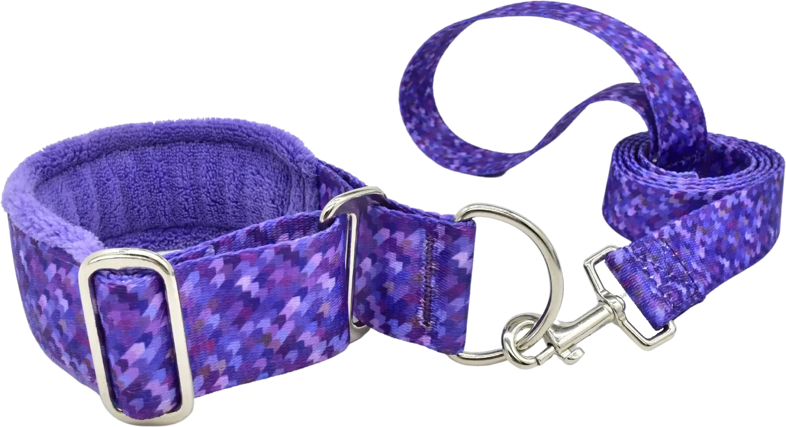 1.5" Modern Houndstooth Everyday Limited Slip Collar
