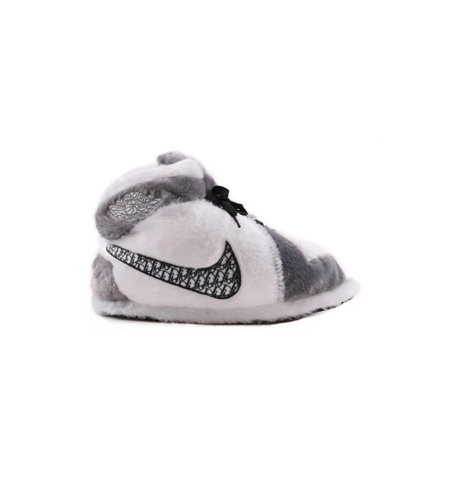 AJ 1 Monogram Retro Hi Top Trainer Sneaker Slippers