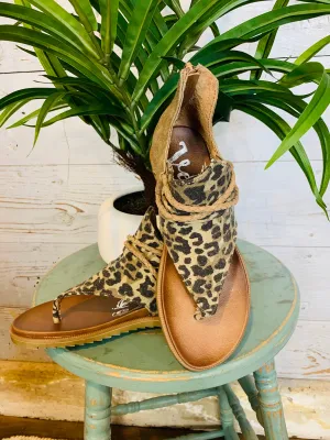 Angelika Leopard Sandal