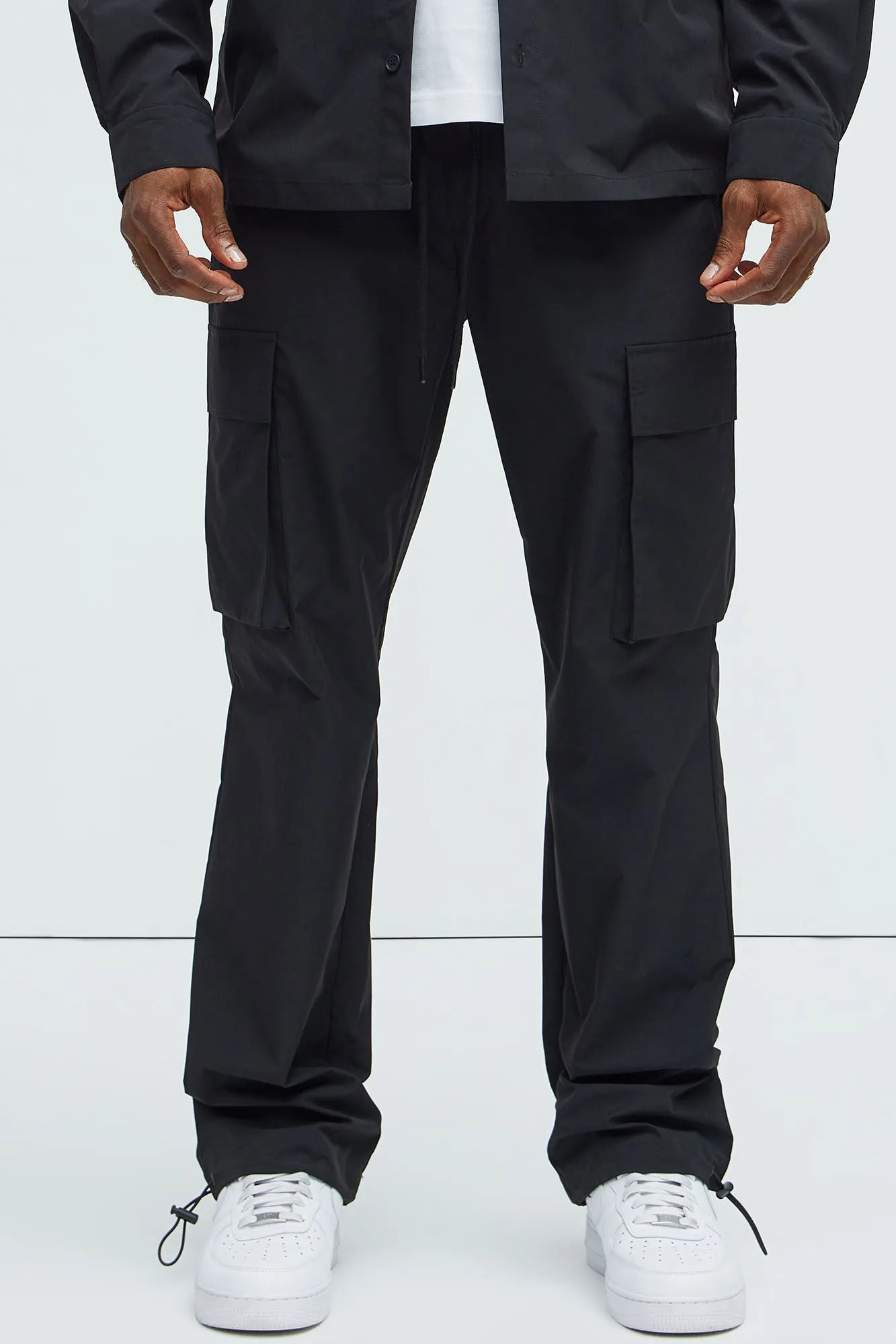 Ansel Tech Cargo Jogger - Black