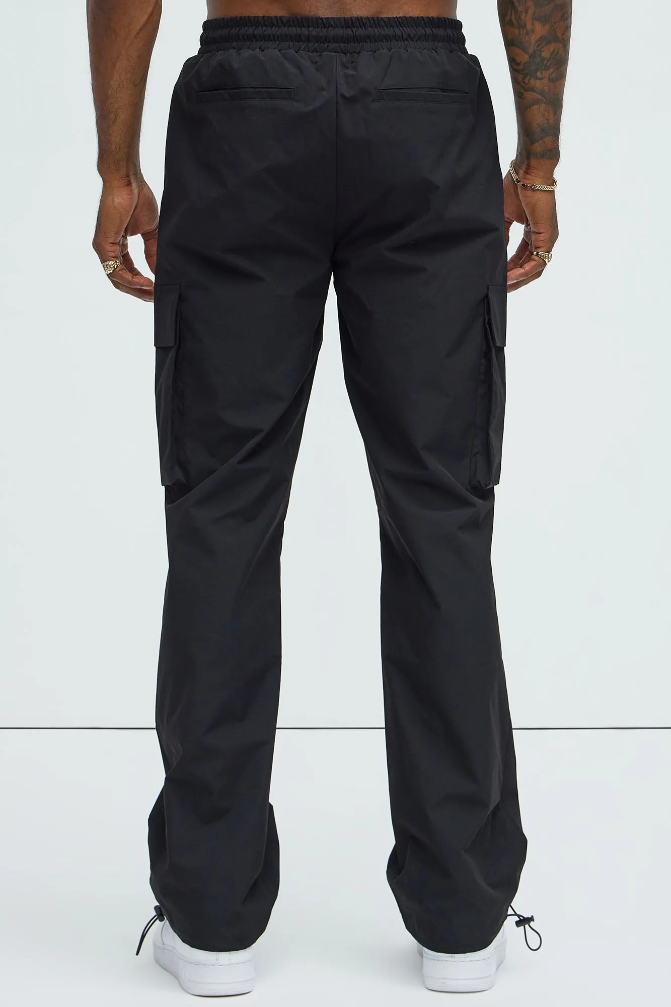 Ansel Tech Cargo Jogger - Black