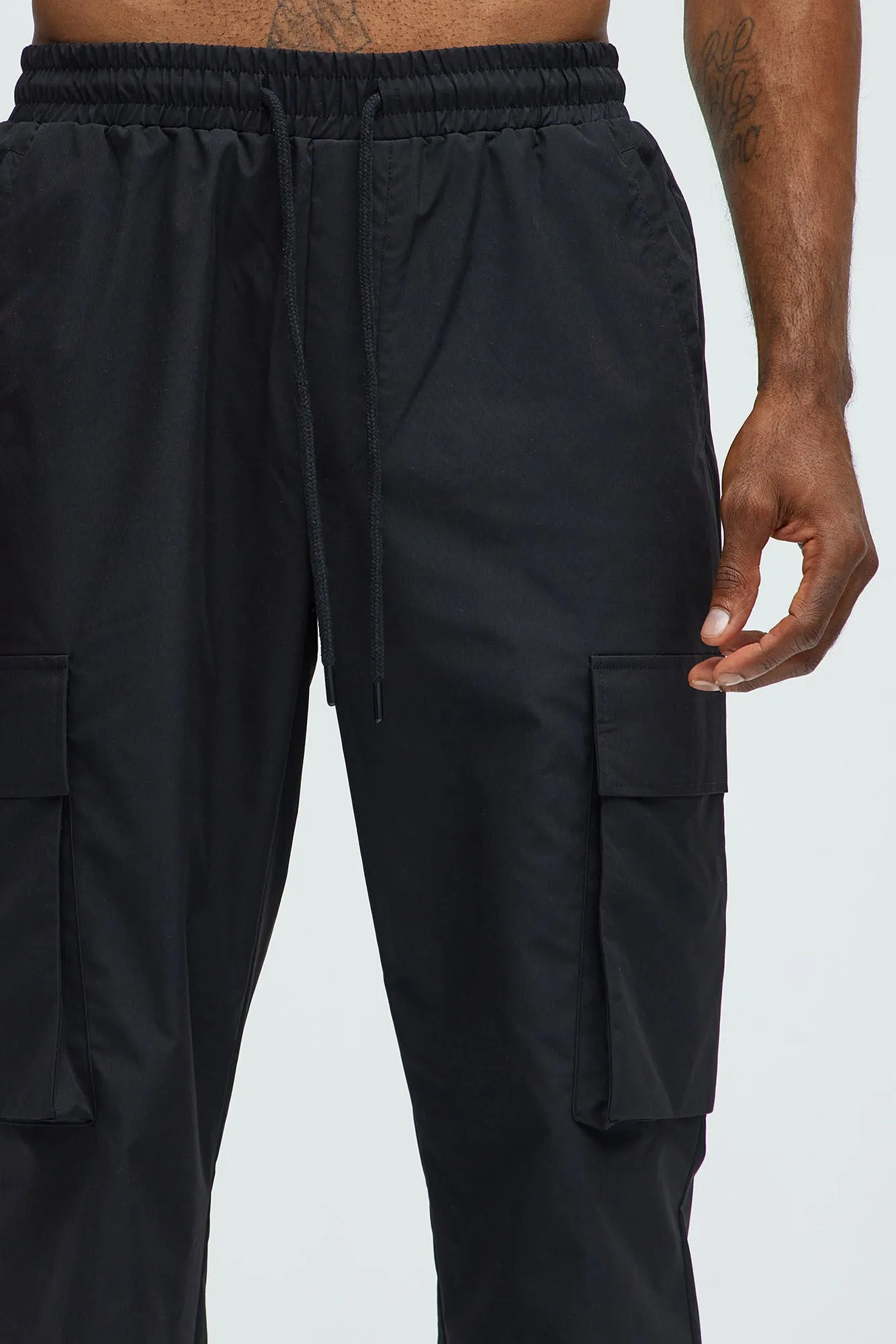 Ansel Tech Cargo Jogger - Black