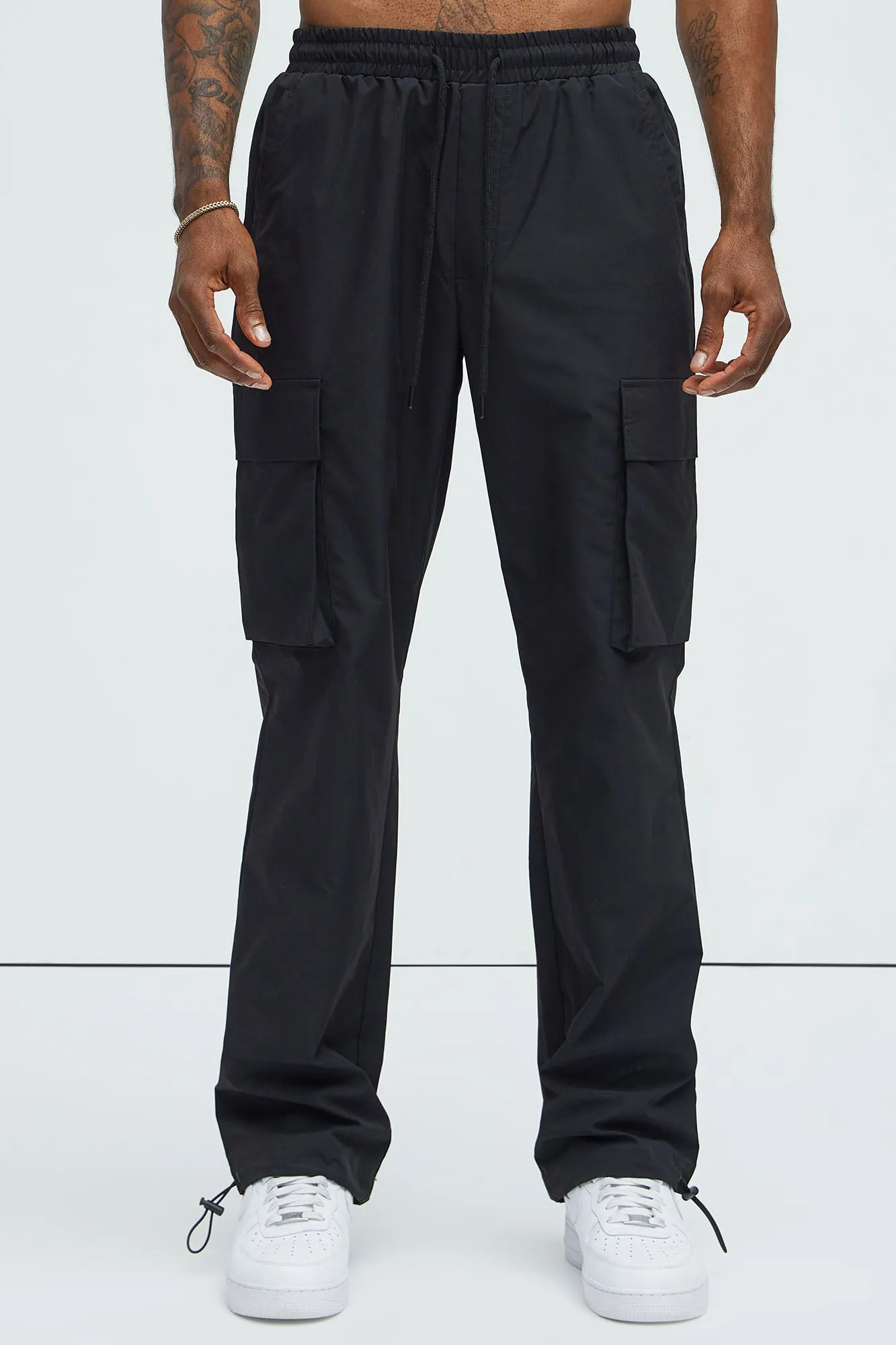 Ansel Tech Cargo Jogger - Black