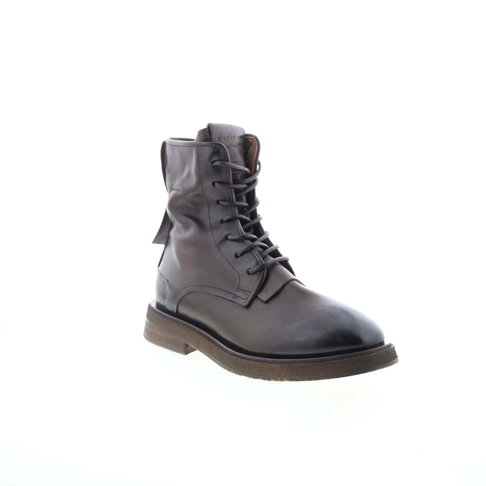 A.S. 98 Chevy Womens Brown Leather Lace Up Casual Dress Boots
