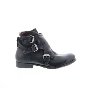 A.S. 98 Copper Mens Black Leather Zipper Casual Dress Boots