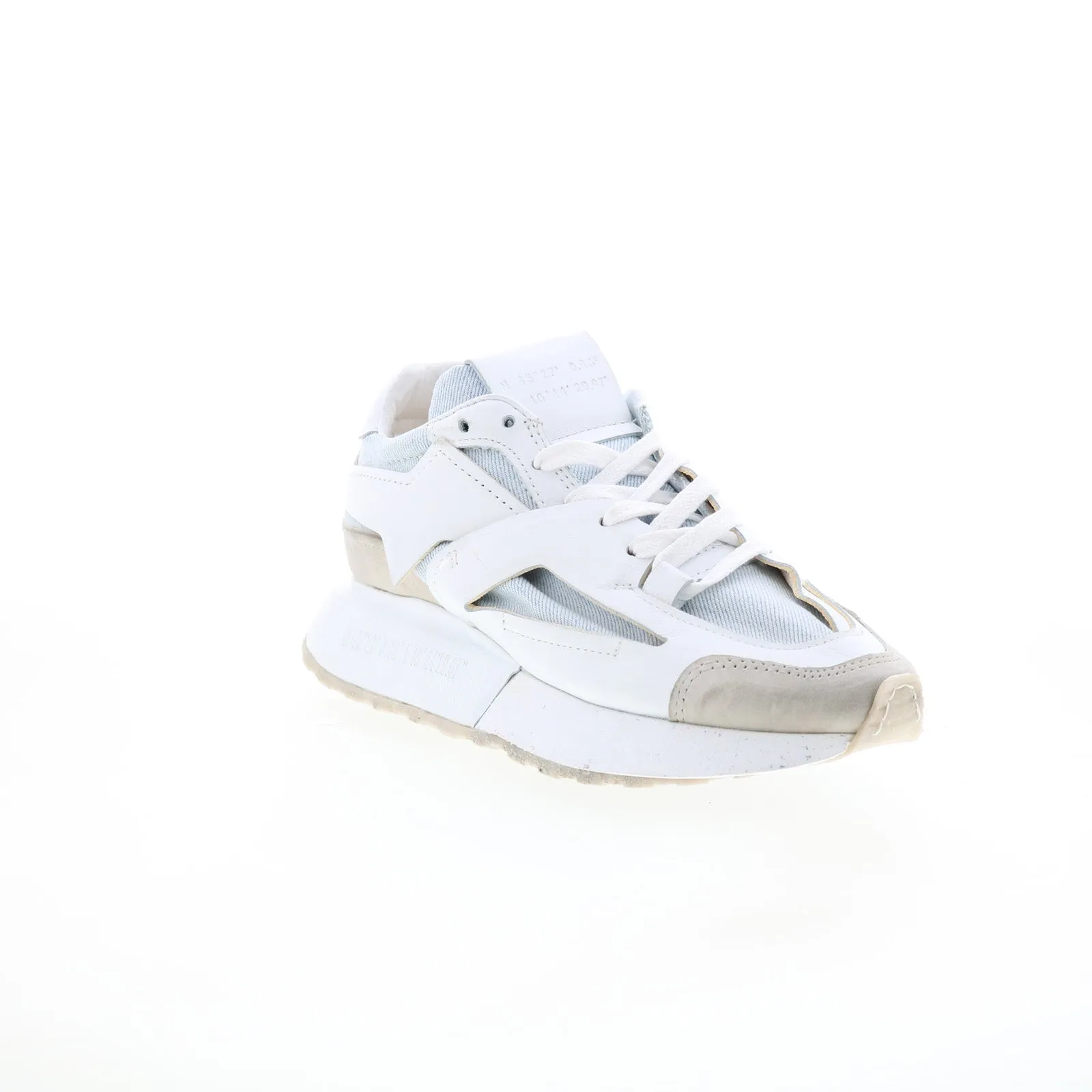 A.S. 98 Evander Womens White Synthetic Lace Up Lifestyle Sneakers Shoes