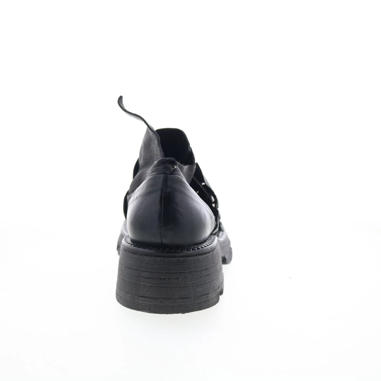 A.S. 98 Laken Womens Black Leather Slip On Casual Dress Boots