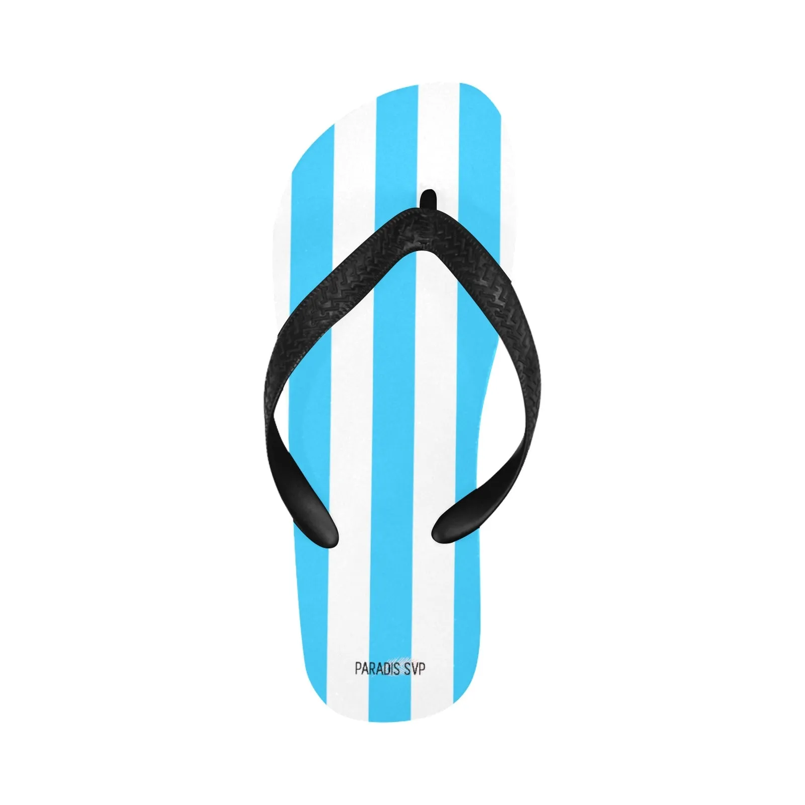 Coastal Cabana - Blue Striped Flip-Flops
