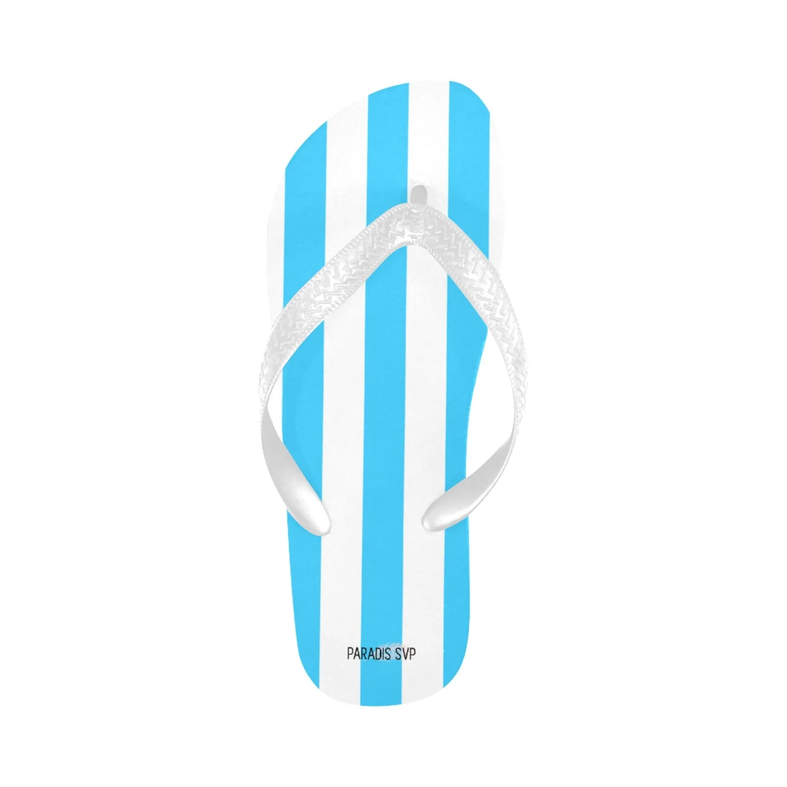 Coastal Cabana - Blue Striped Flip-Flops