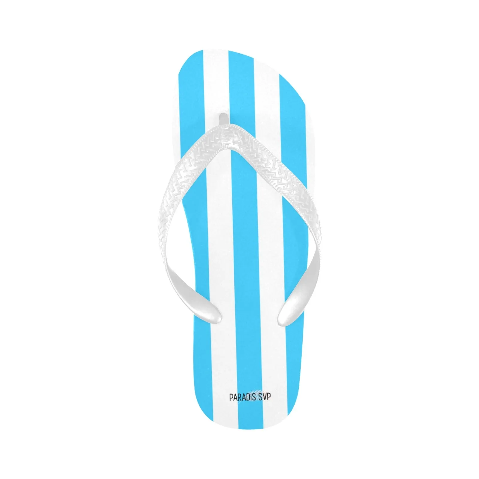 Coastal Cabana - Blue Striped Flip-Flops