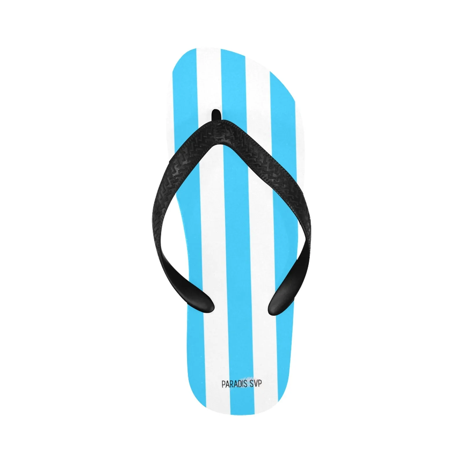 Coastal Cabana - Blue Striped Flip-Flops