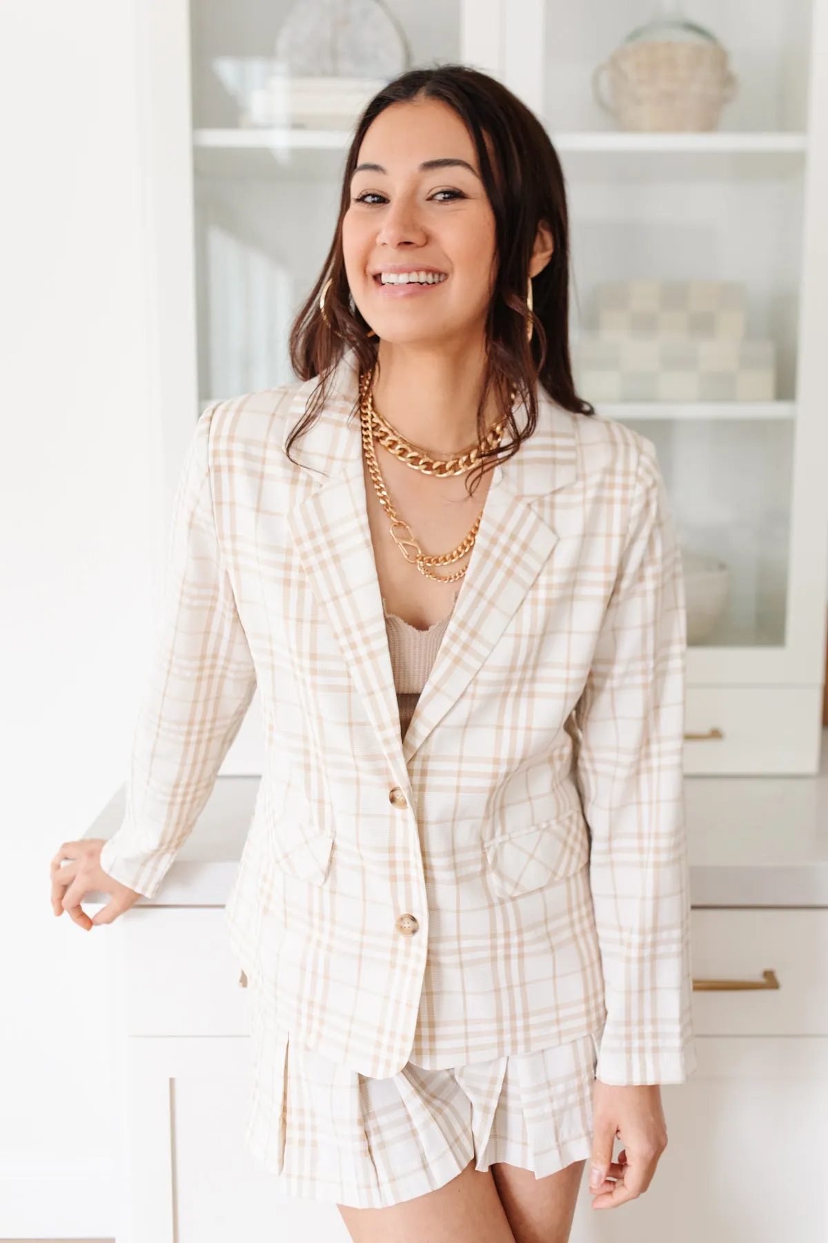 Dressed in Plaid Blazer - 4/26/2022