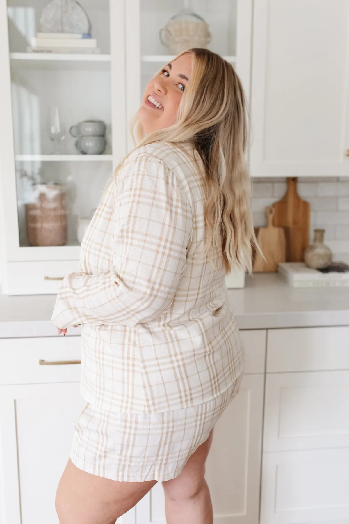 Dressed in Plaid Blazer - 4/26/2022