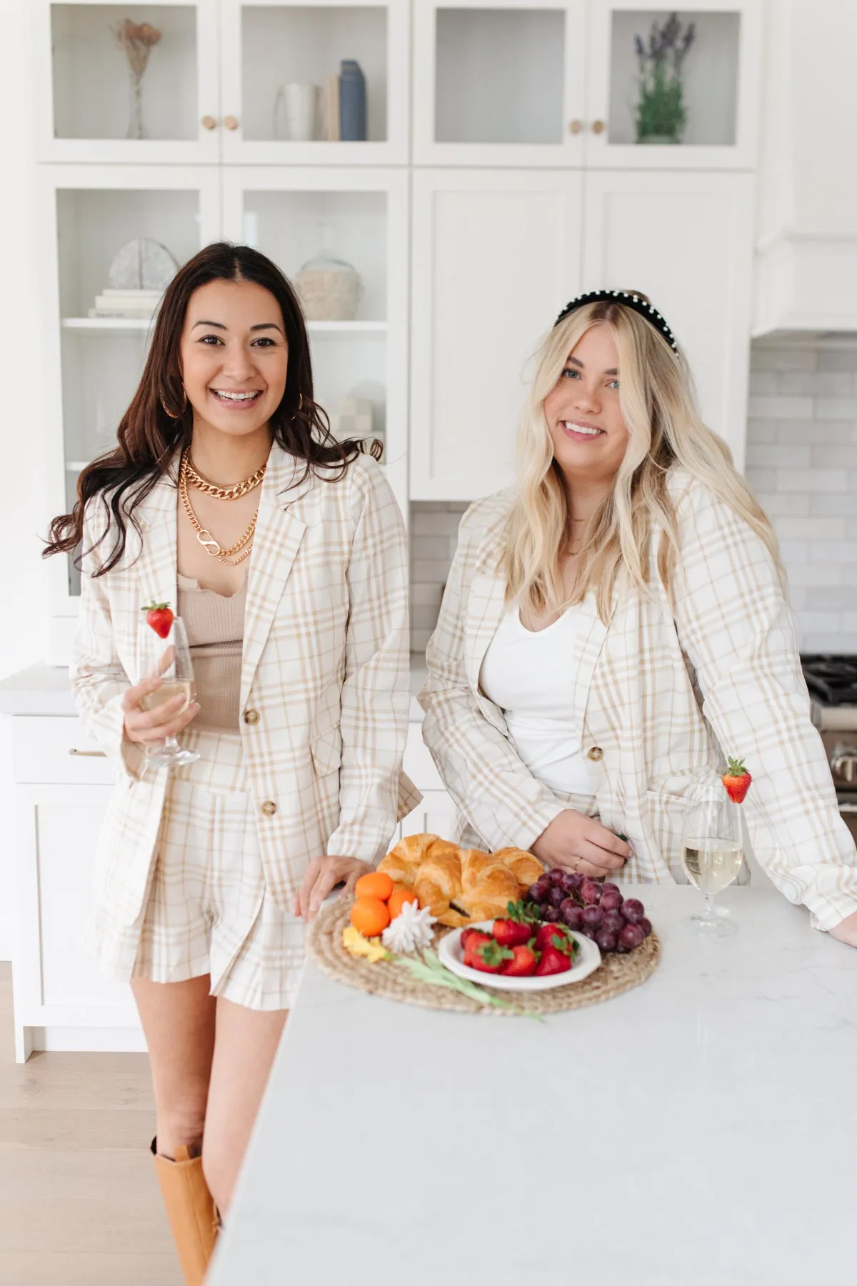 Dressed in Plaid Blazer - 4/26/2022