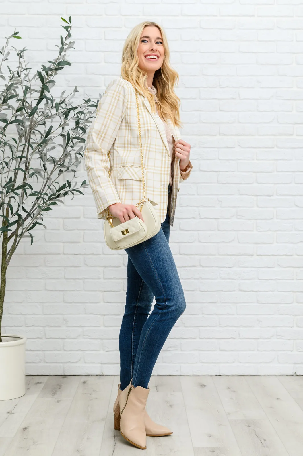 Dressed in Plaid Blazer - 4/26/2022