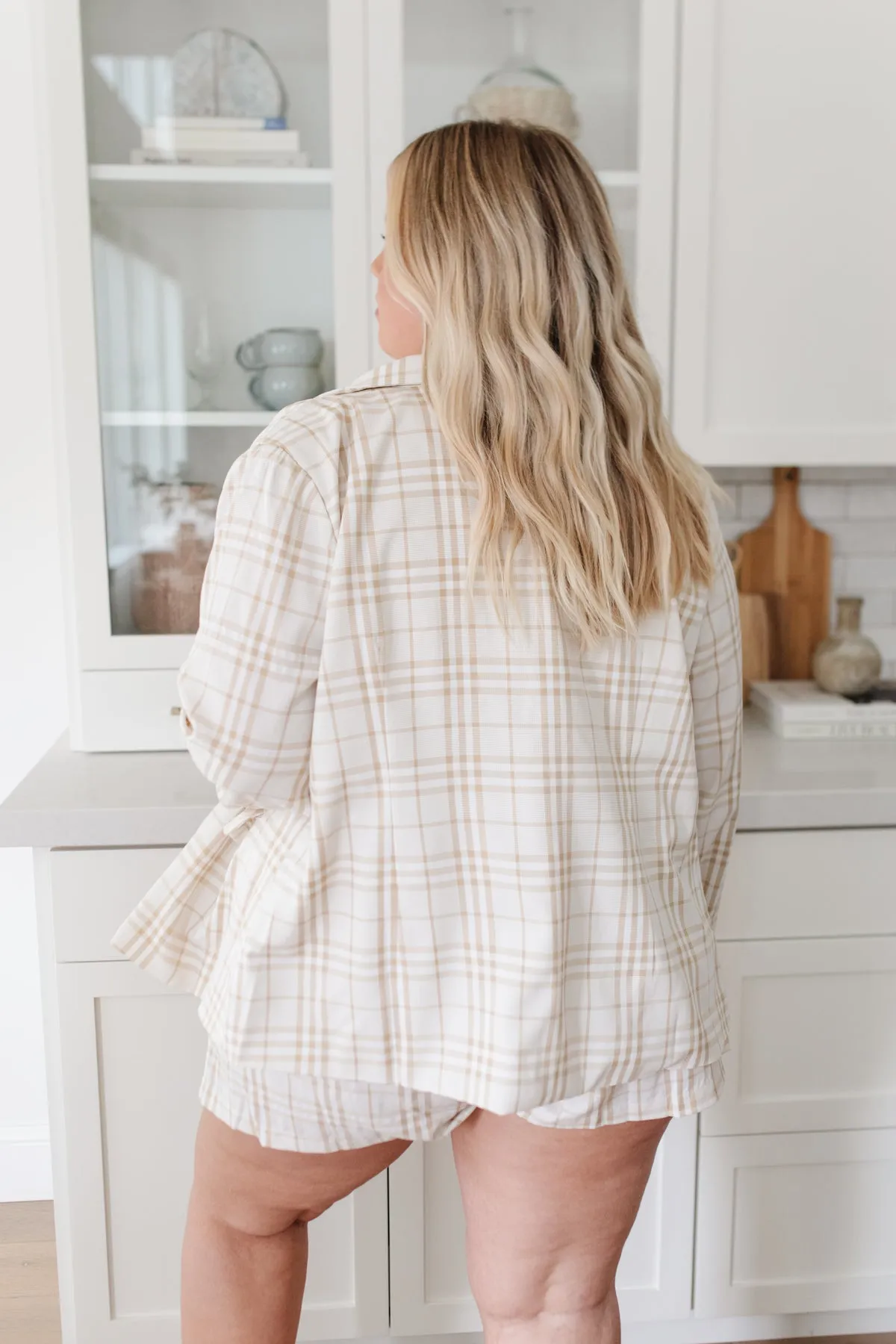 Dressed in Plaid Blazer - 4/26/2022