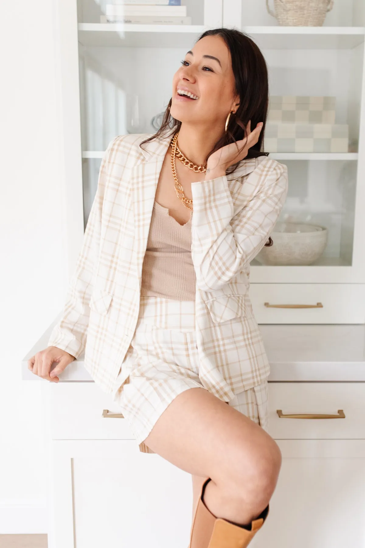 Dressed in Plaid Blazer - 4/26/2022