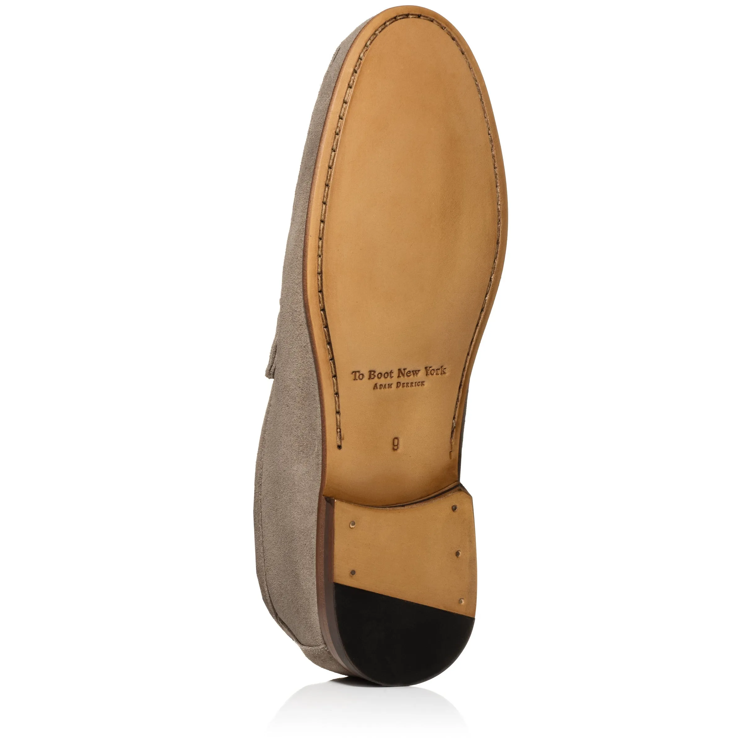 Dylan Taupe Suede Penny Loafer