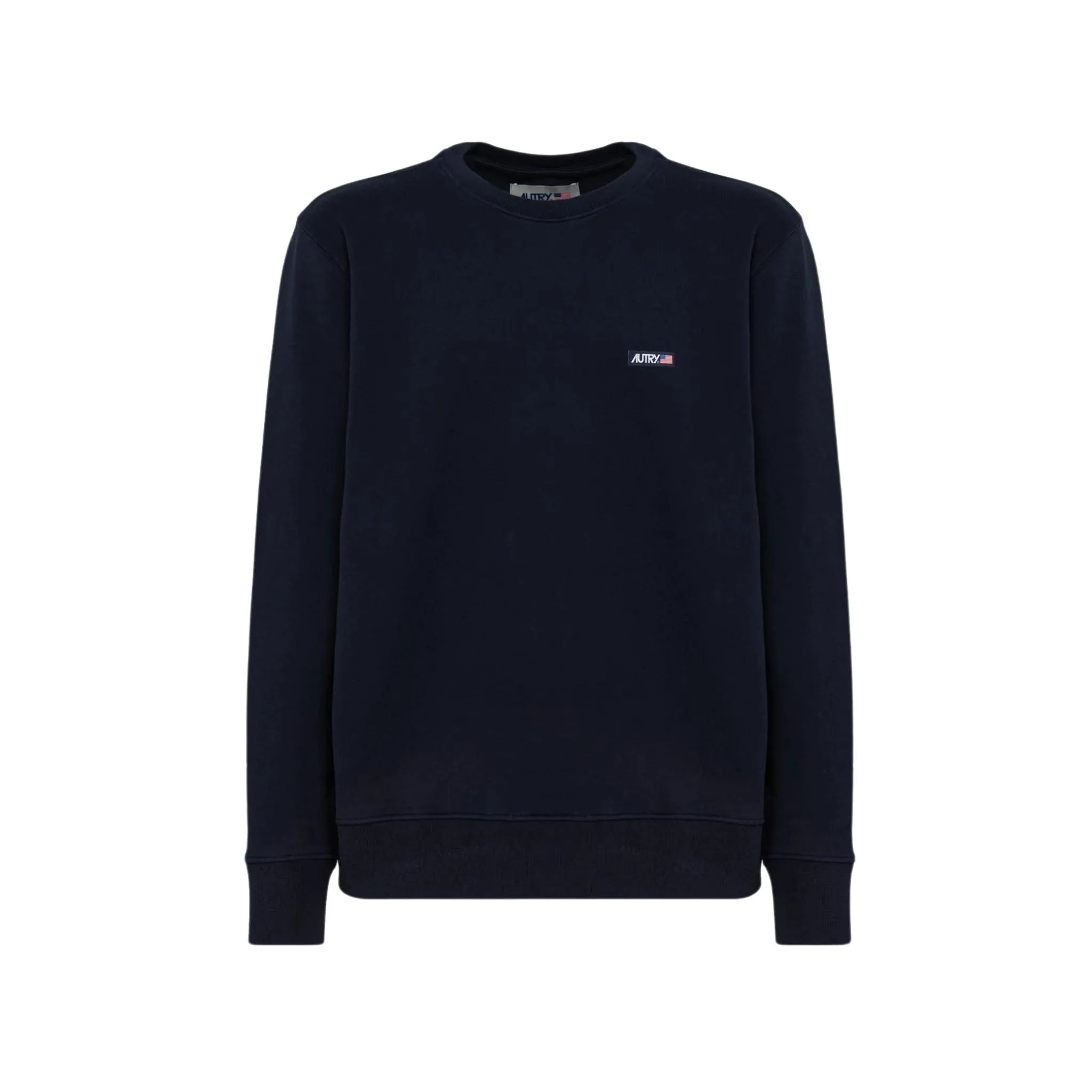 Felpa Uomo Blu patch logo