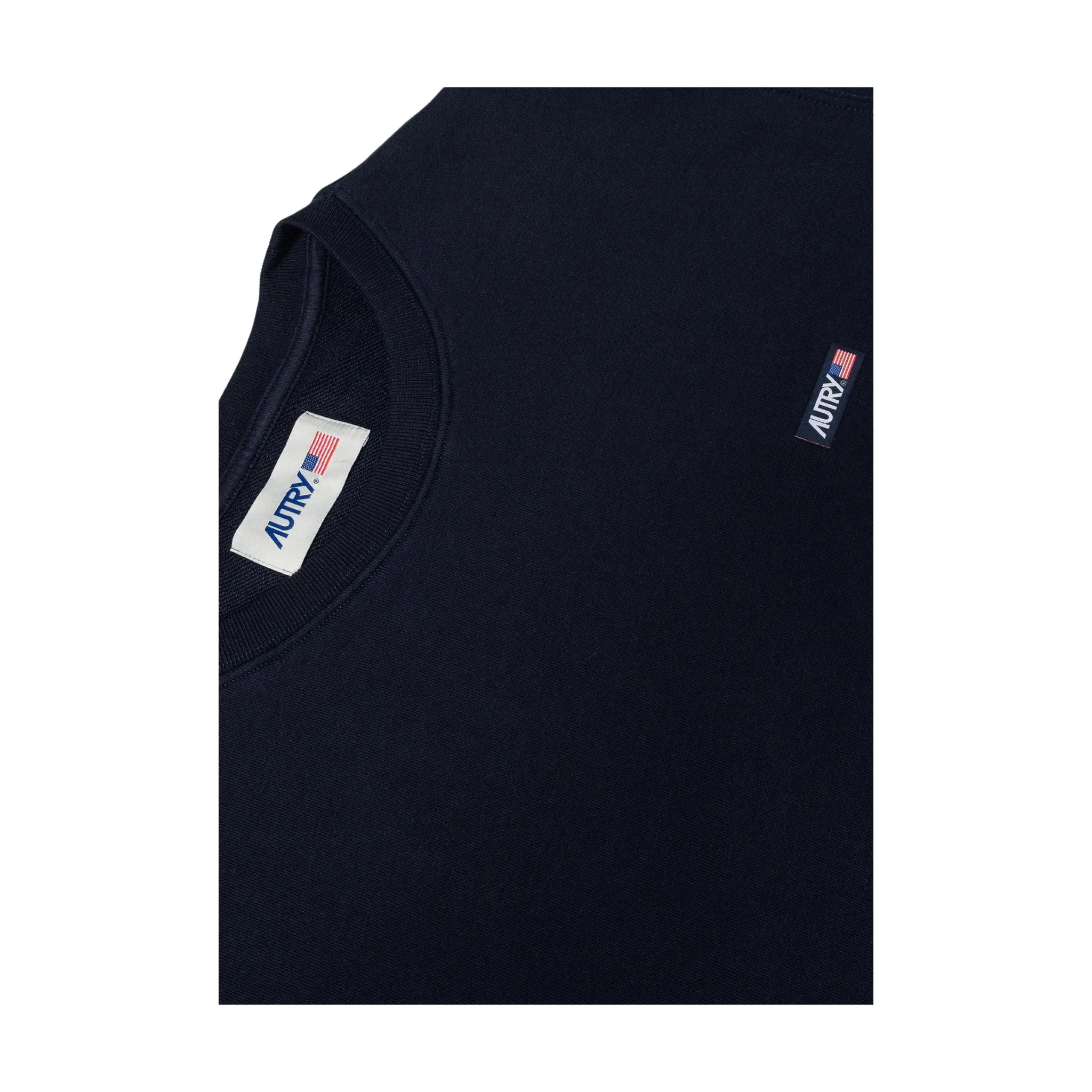 Felpa Uomo Blu patch logo