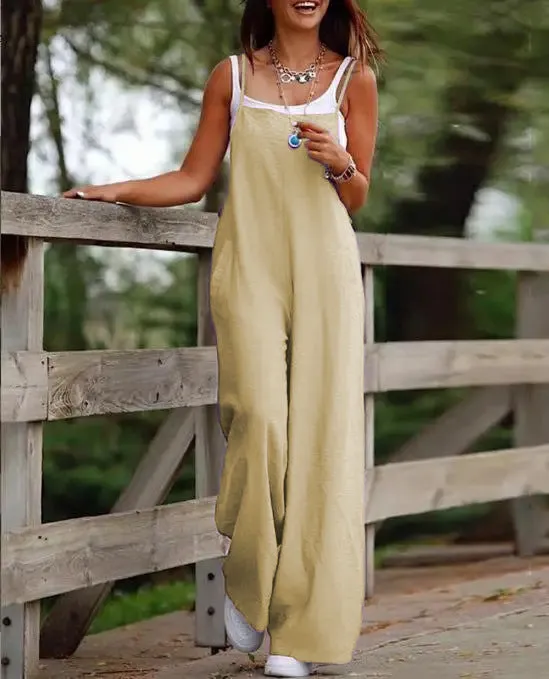 Glinda - Easygoing Wide-Leg Jumpsuit