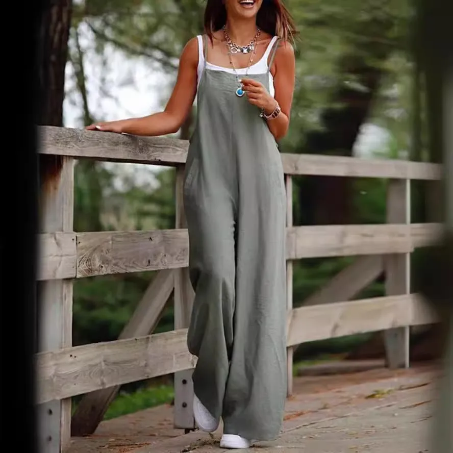 Glinda - Easygoing Wide-Leg Jumpsuit