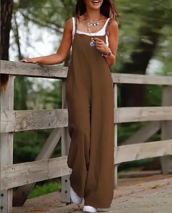 Glinda - Easygoing Wide-Leg Jumpsuit