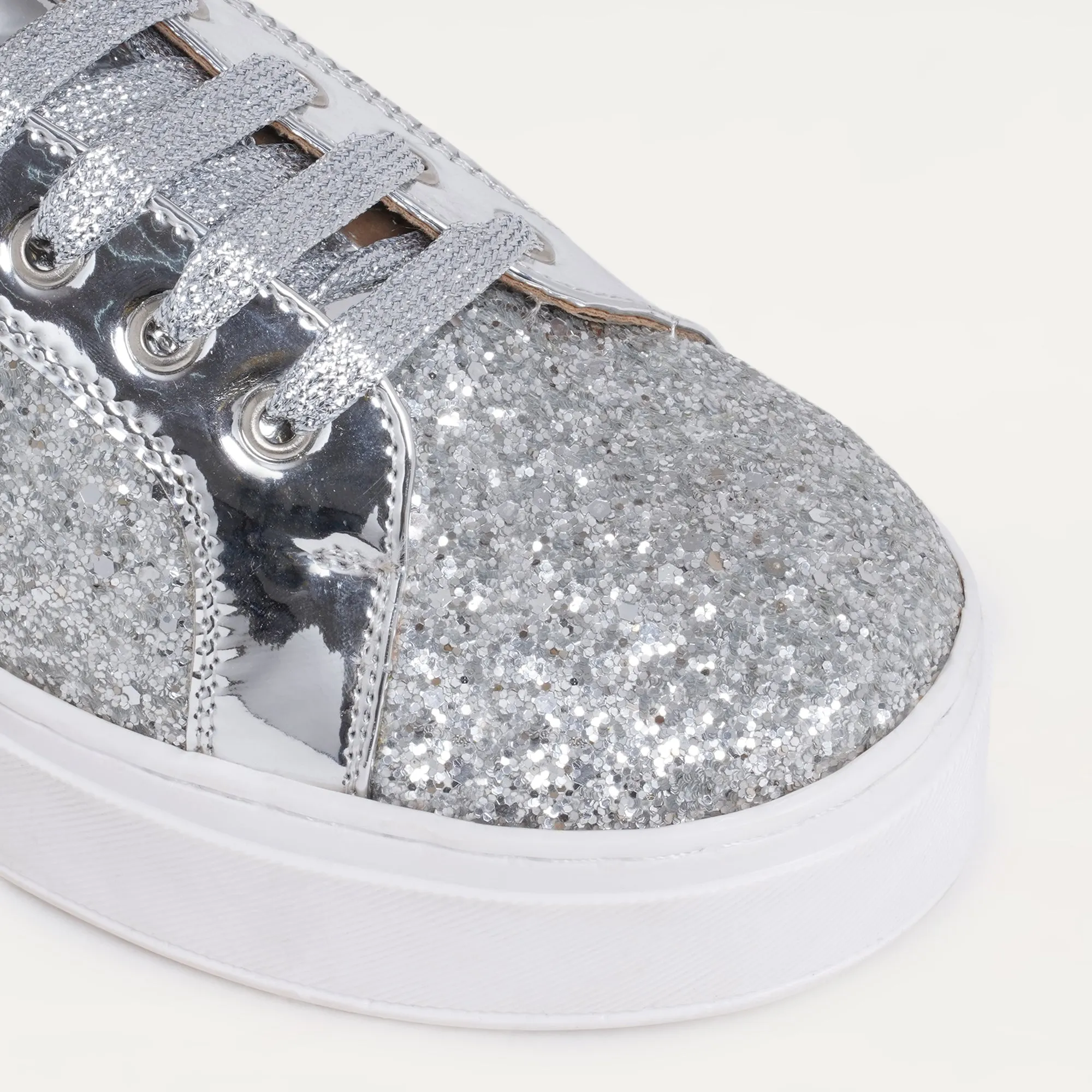 Glitterati Sneakers - Silver