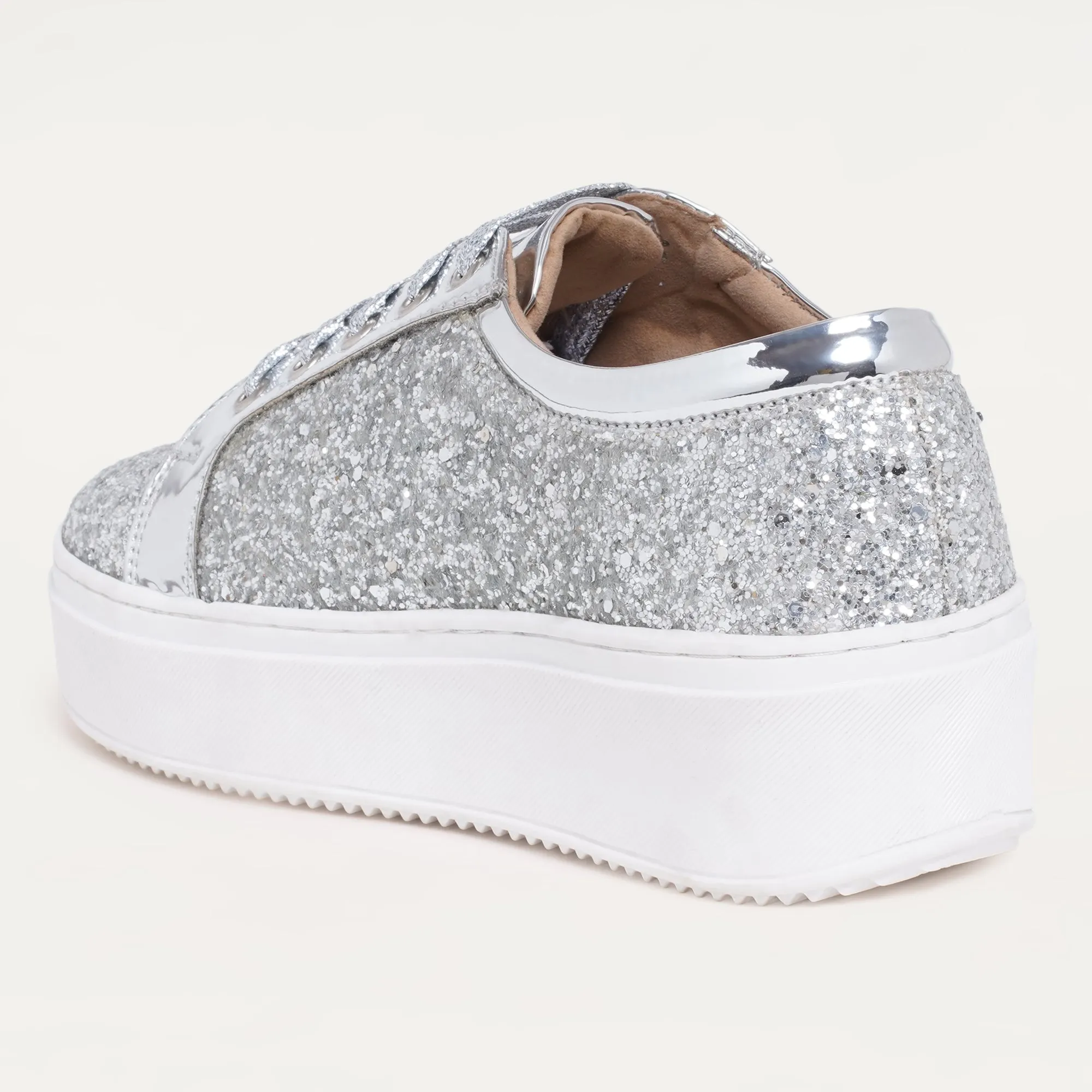 Glitterati Sneakers - Silver