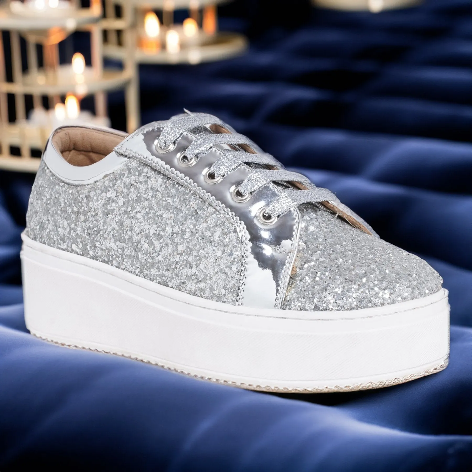 Glitterati Sneakers - Silver