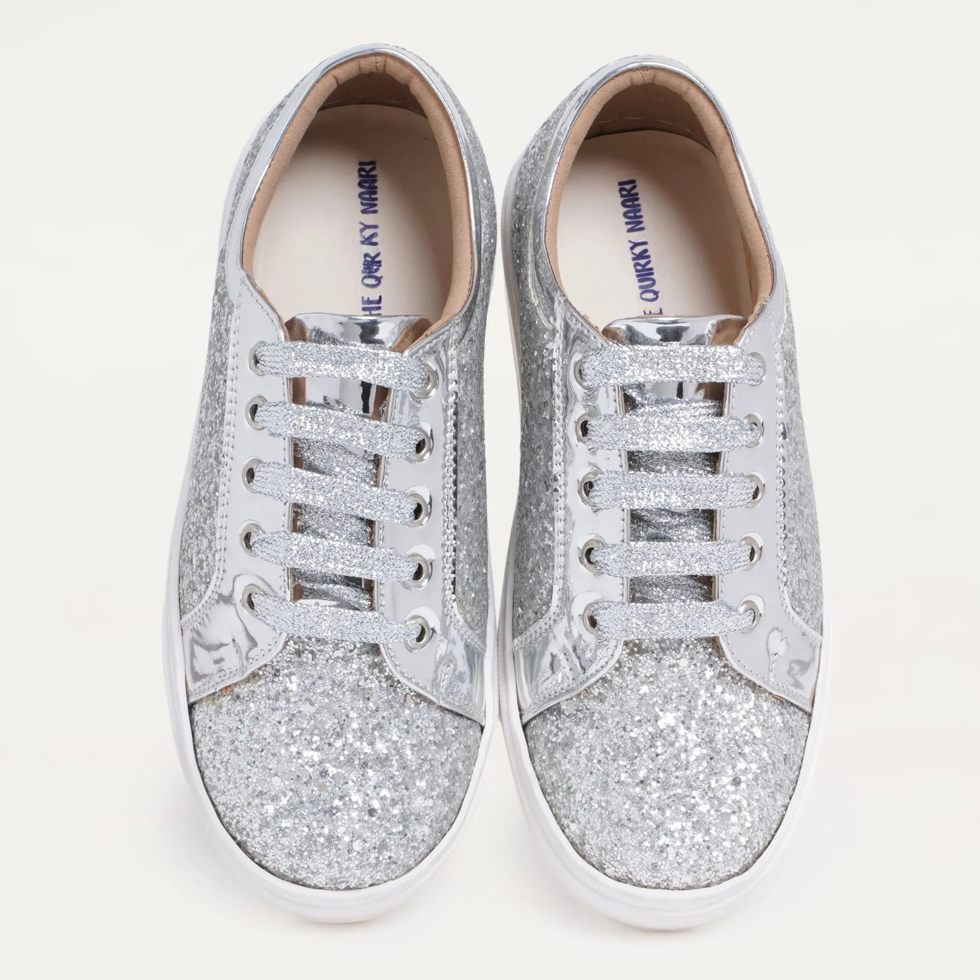 Glitterati Sneakers - Silver