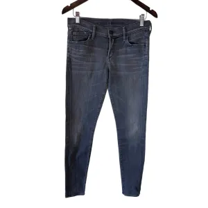 Gray Wash Avedon Low Rise Skinny Jeans