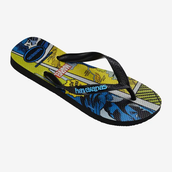 HAVAIANAS TOP MARVEL CLASSICS - BLACK.BLACK