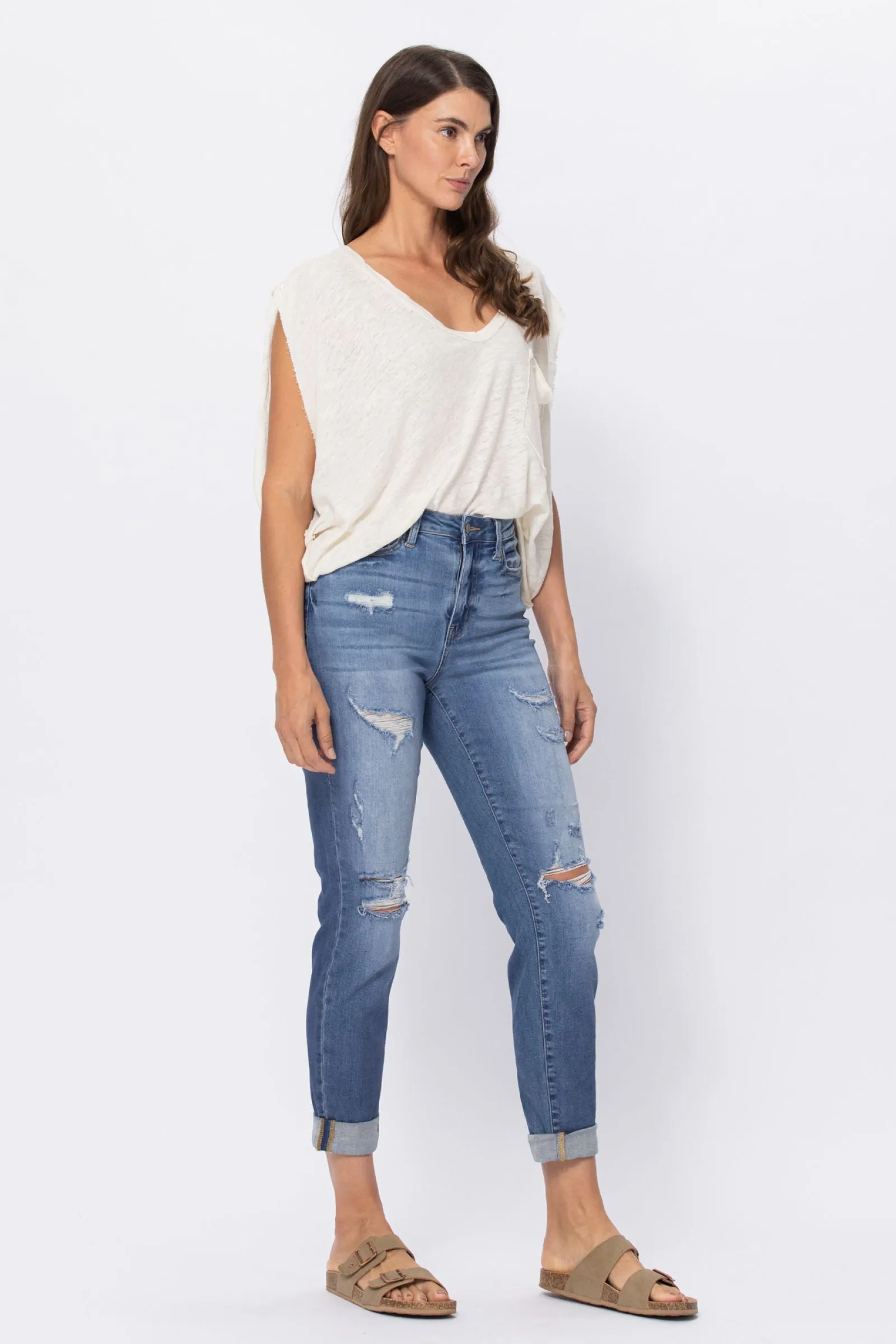 Hayley High Rise Boyfriend Jeans