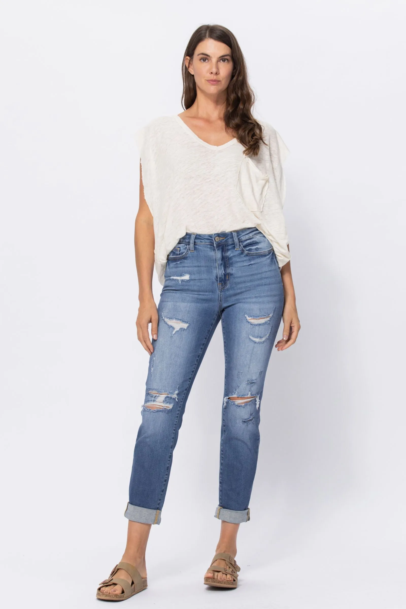 Hayley High Rise Boyfriend Jeans