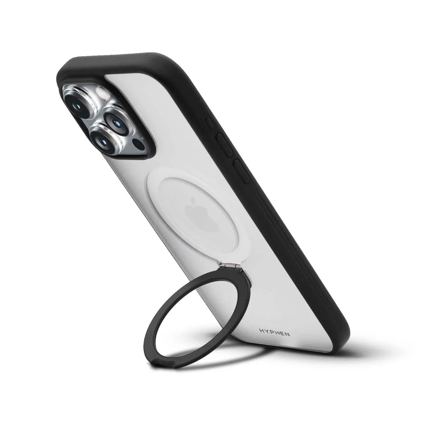 HYPHEN MagSafe Stand Case for iPhone 15 Pro Max - Black