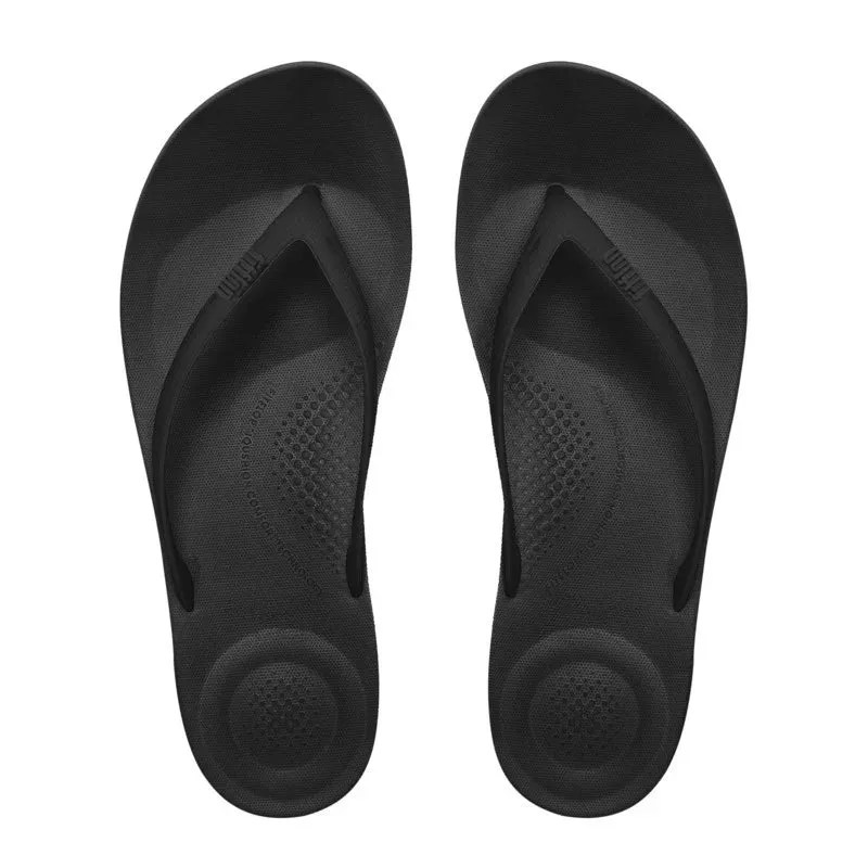 IQushion Flip Flops | Black