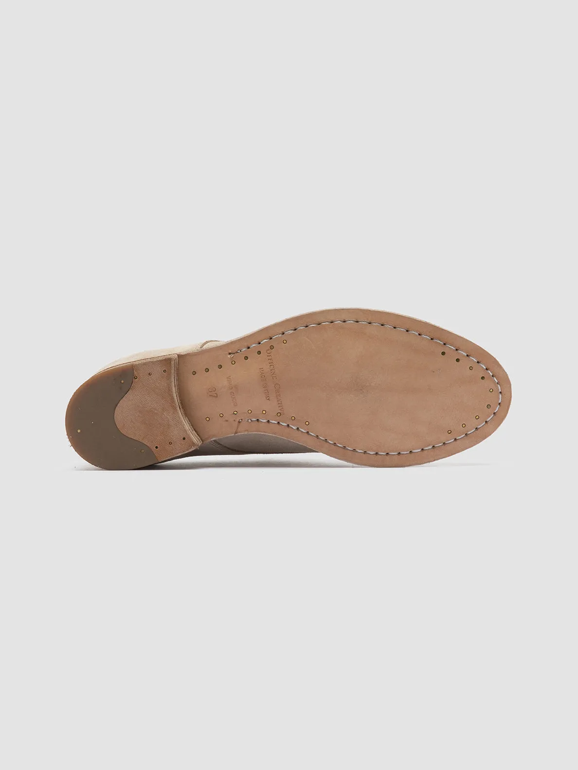 LEXIKON 501 - Beige Suede Derby Shoes