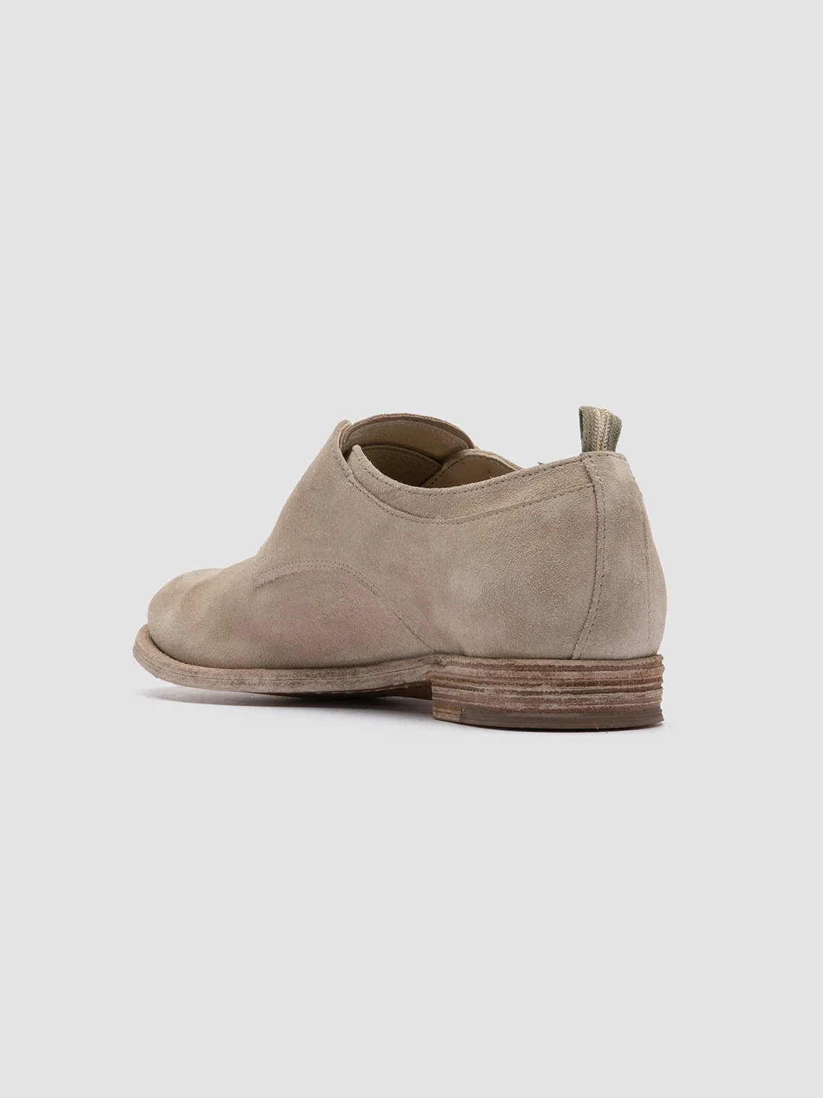 LEXIKON 501 - Beige Suede Derby Shoes