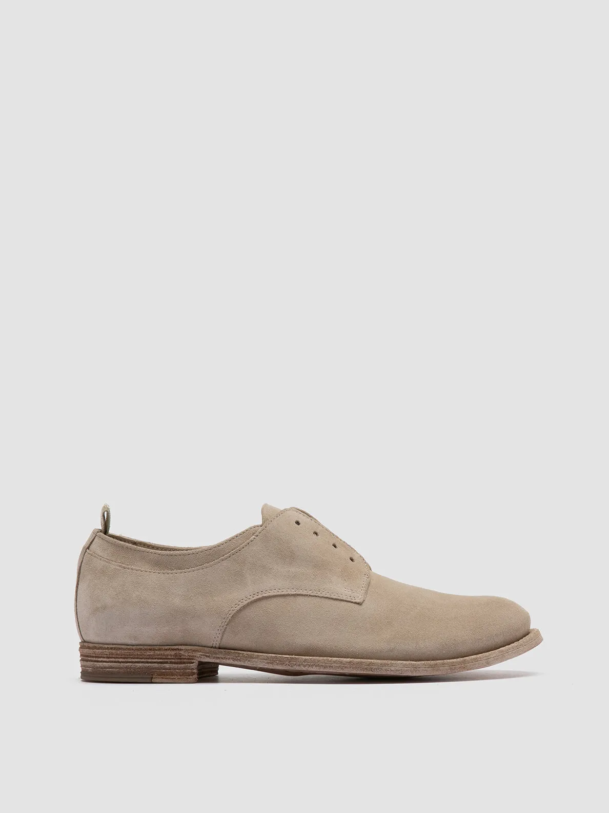 LEXIKON 501 - Beige Suede Derby Shoes