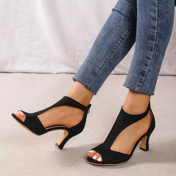 Liora  Elegant Orthopedic Heeled Sandals