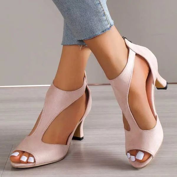 Liora  Elegant Orthopedic Heeled Sandals