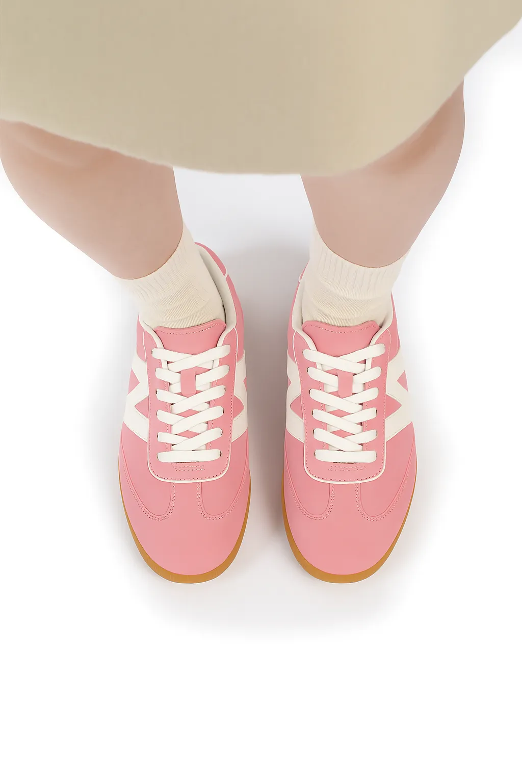 Matt & Nat  LEAF Women's Vegan Sneakers Pink