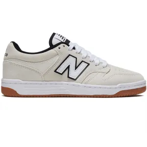 New Balance 480 Shoes - Cream/White