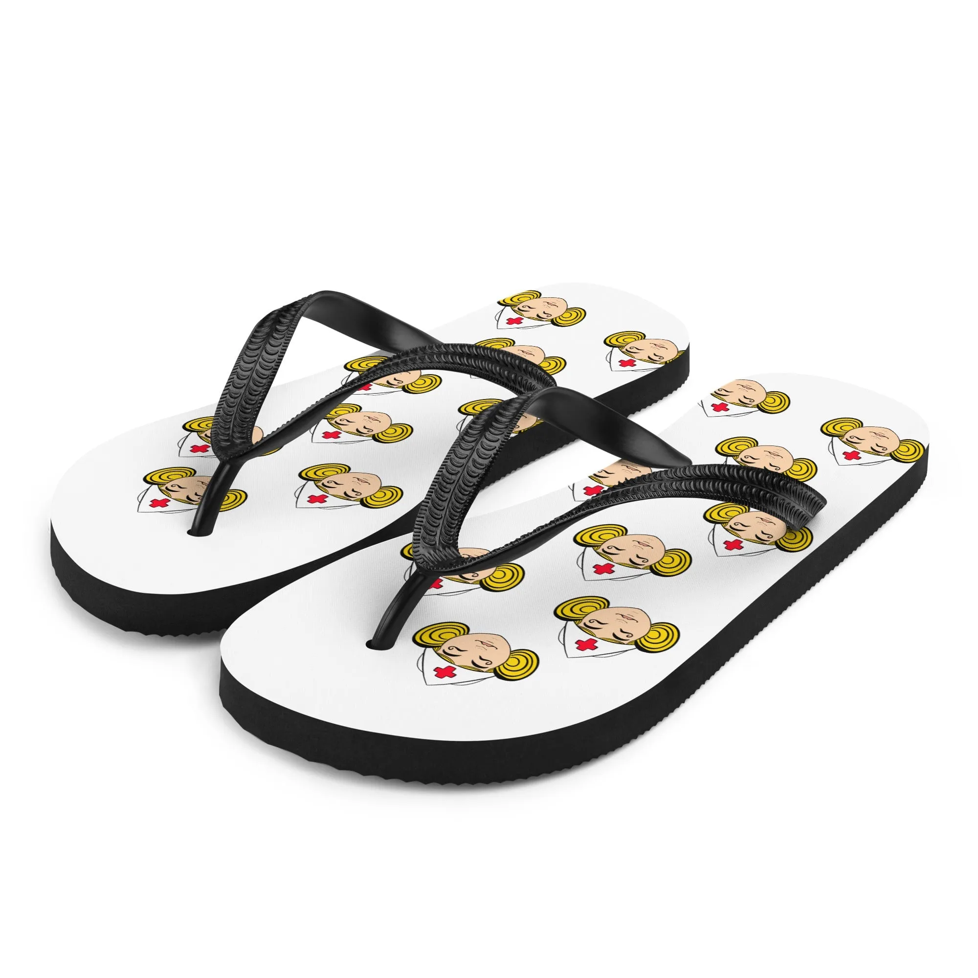 Nurse Army Flip Flops