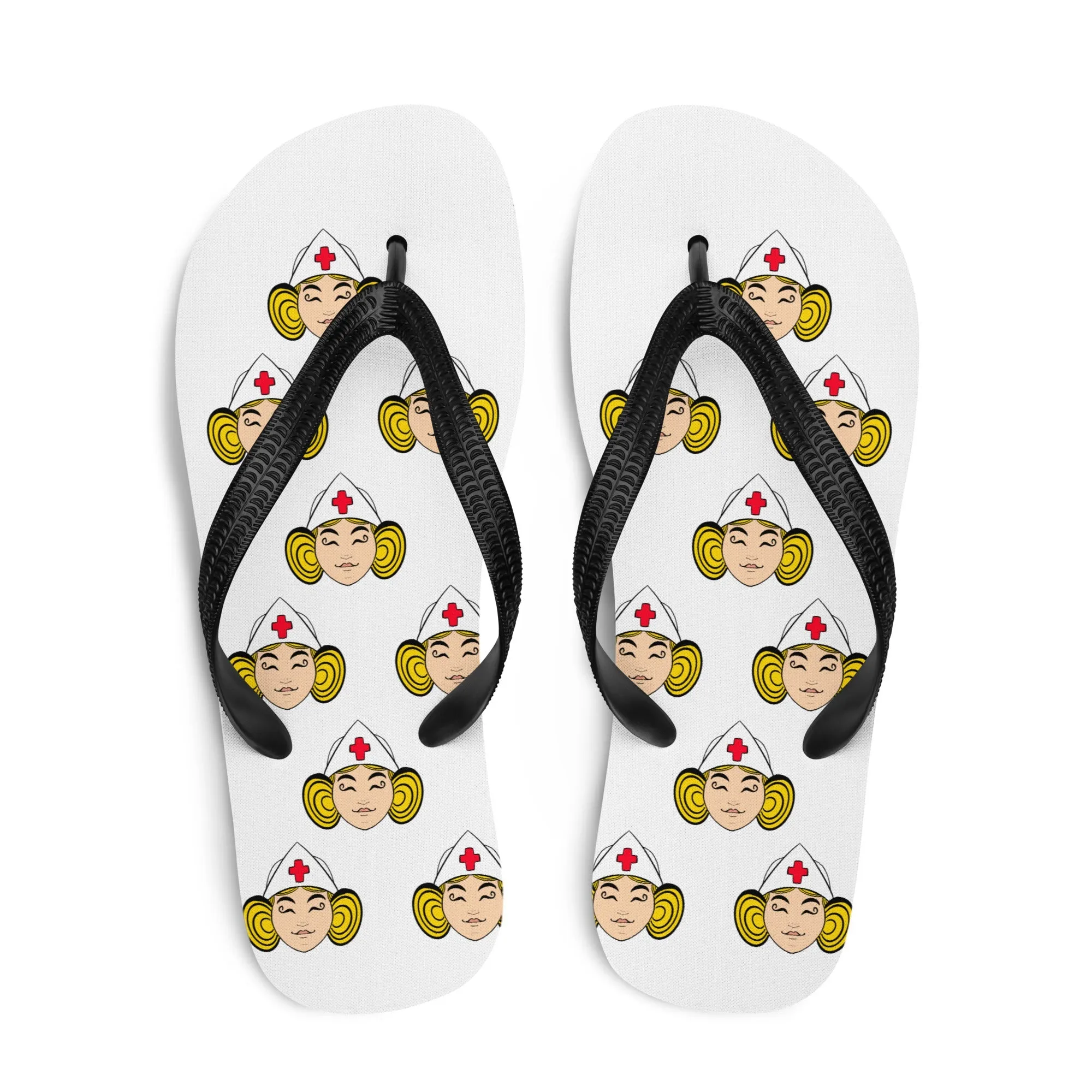 Nurse Army Flip Flops