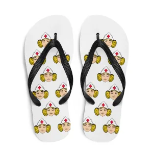 Nurse Army Flip Flops