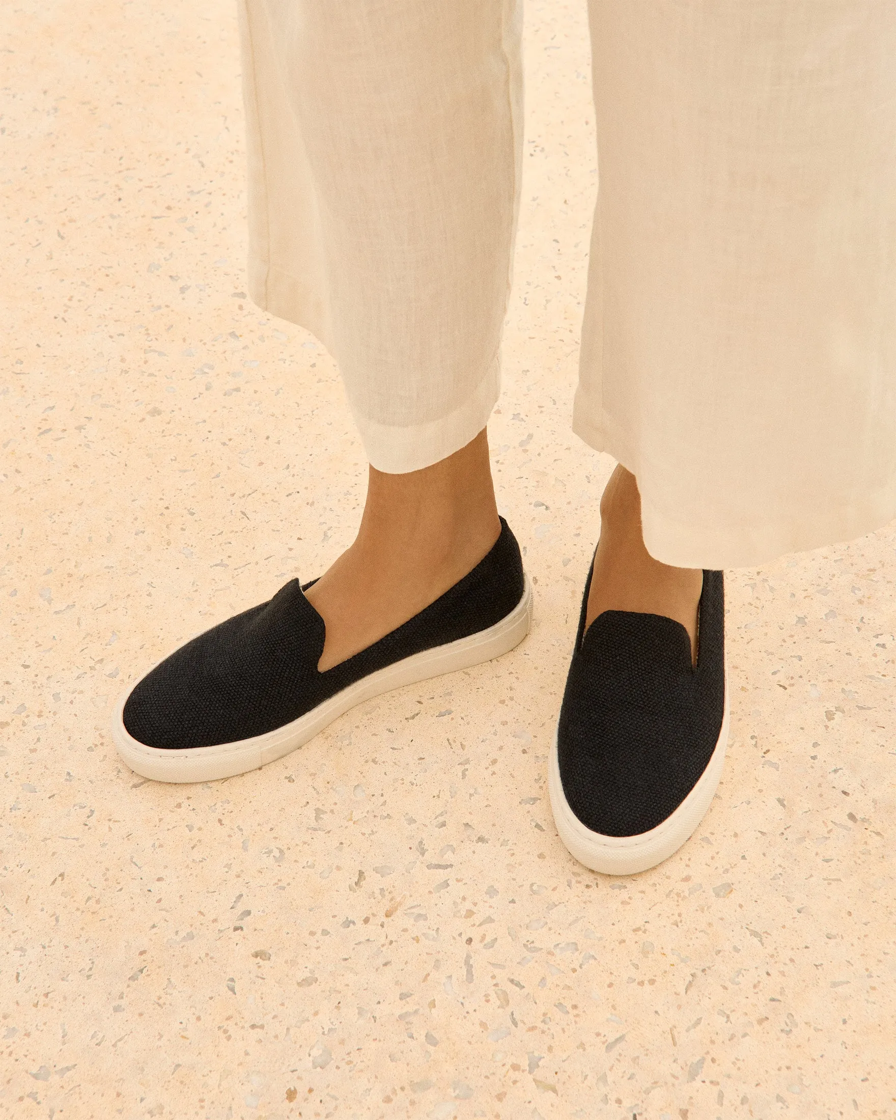 Organic Hemp Slip-On - O79SO - La Havana Black