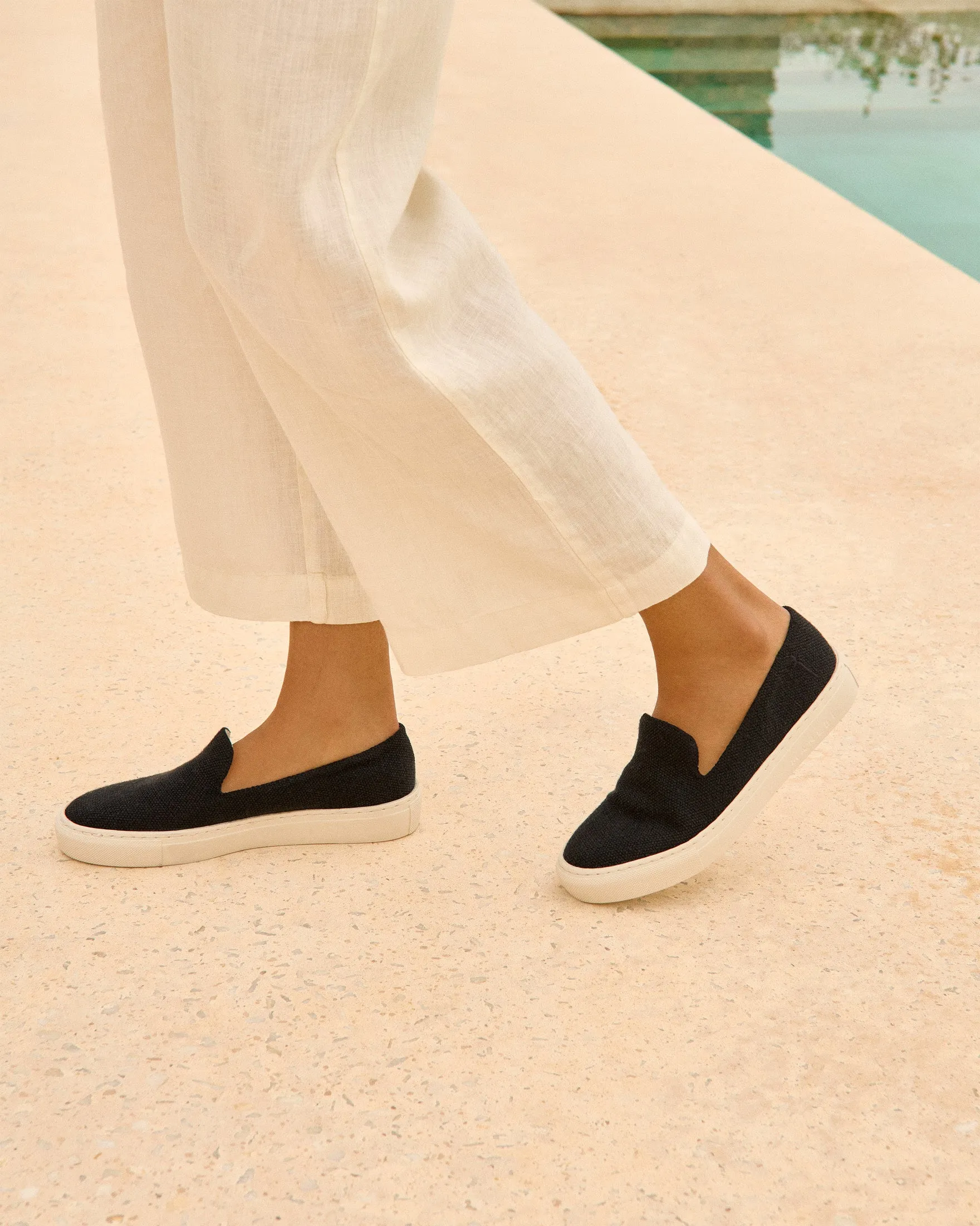 Organic Hemp Slip-On - O79SO - La Havana Black