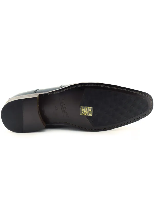 Paolo Vandini Navy LEATHER Shoes